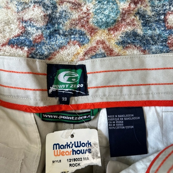 Vintage NWT Point Zero Cargo Pants Size 33 - Picture 4 of 7